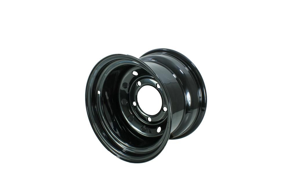 Steel Wheel (Black, Deep Dish)