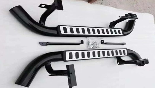 Side Step Running Board Set (Black/Silver)