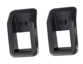Door Handle Surround Bezel (Black Pair)